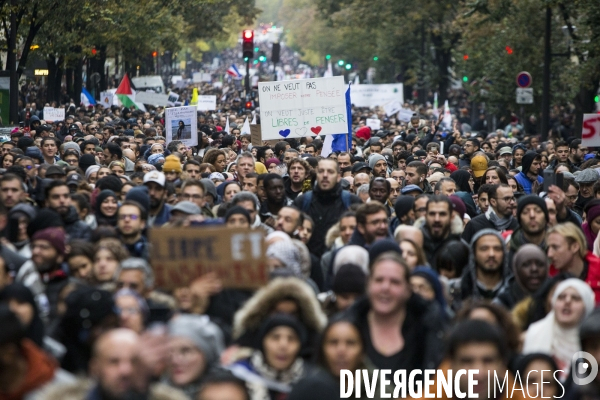 Manifestation contre l islamophobie à Paris