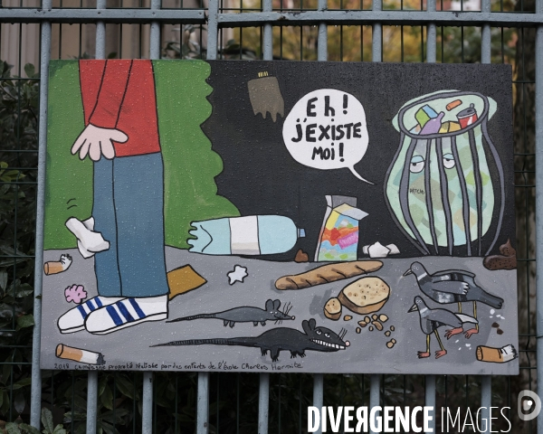 Campagne de propreté écolière