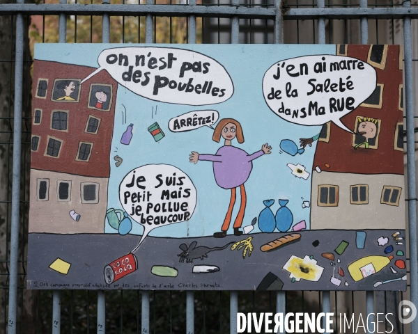 Campagne de propreté écolière