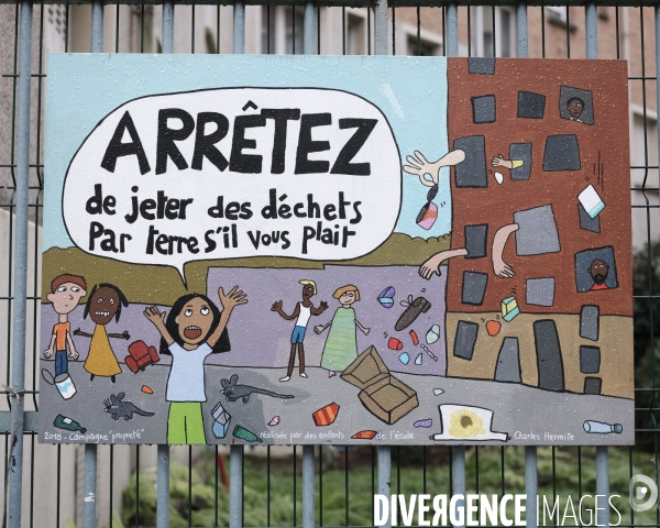 Campagne de propreté écolière