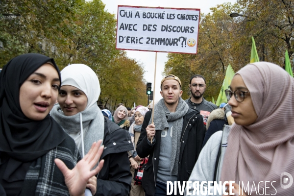 Marche contre l islamophobie