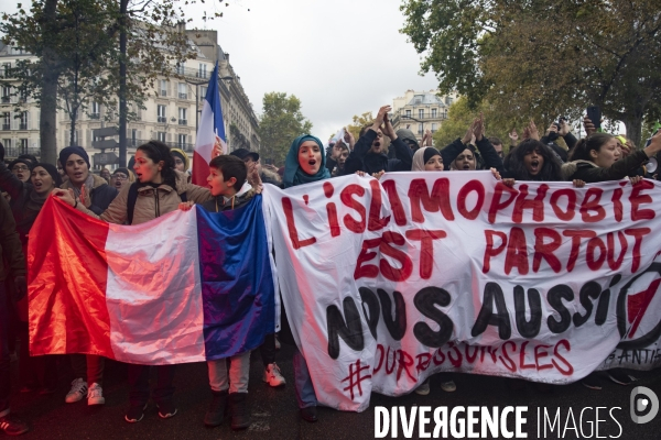 Marche contre l islamophobie