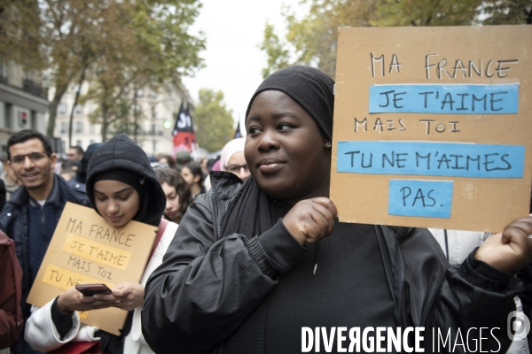 Marche contre l islamophobie