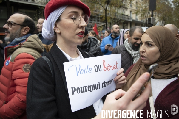 Marche contre l islamophobie