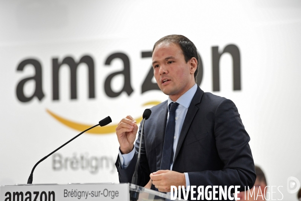 Inauguration du nouveau centre de distribution robotisé d Amazon