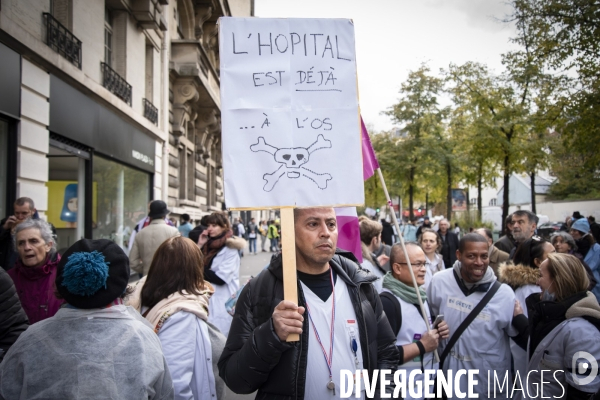 Marche pour l hôpital public