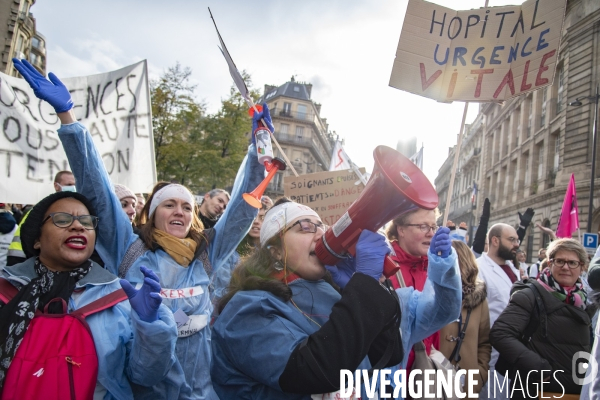 Marche pour l hôpital public