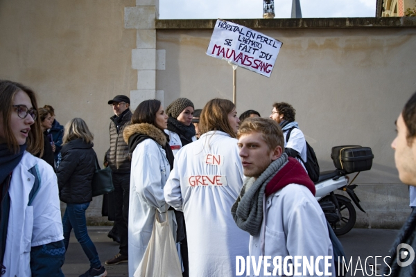 Marche pour l hôpital public