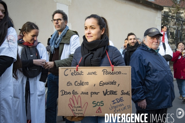 Marche pour l hôpital public