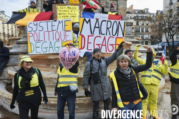 Anniversaire 1 an Gilets Jaunes Dimanche 17 novembre 2019