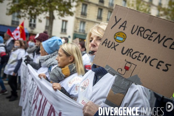 Manifestation des personnels de l hôpital du 14 novembre 2019