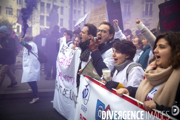 Manifestation des personnels de l hôpital du 14 novembre 2019