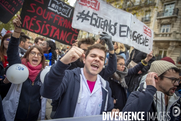 Manifestation des personnels de l hôpital du 14 novembre 2019