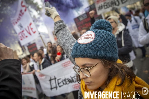 Manifestation des personnels de l hôpital du 14 novembre 2019