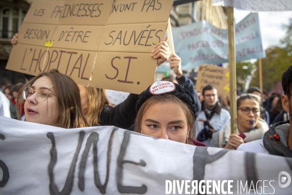 Manifestation des personnels de l hôpital du 14 novembre 2019