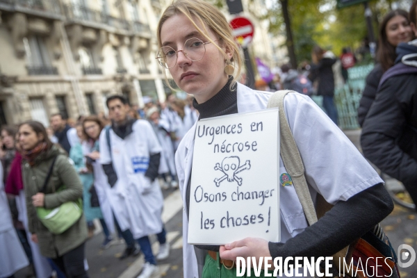 Manifestation des personnels de l hôpital du 14 novembre 2019