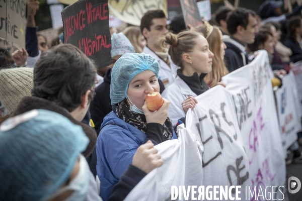 Manifestation des personnels de l hôpital du 14 novembre 2019