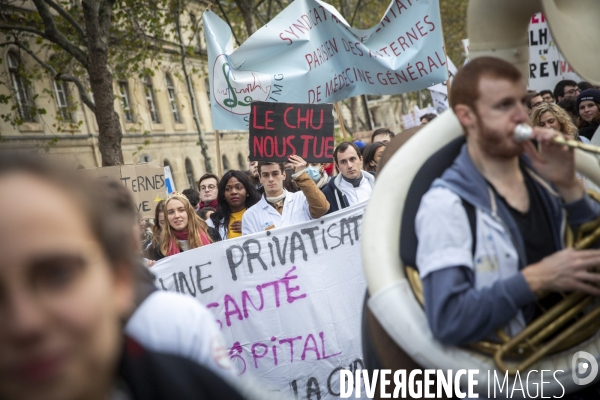 Manifestation des personnels de l hôpital du 14 novembre 2019