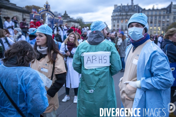 Manifestation des personnels de l hôpital du 14 novembre 2019