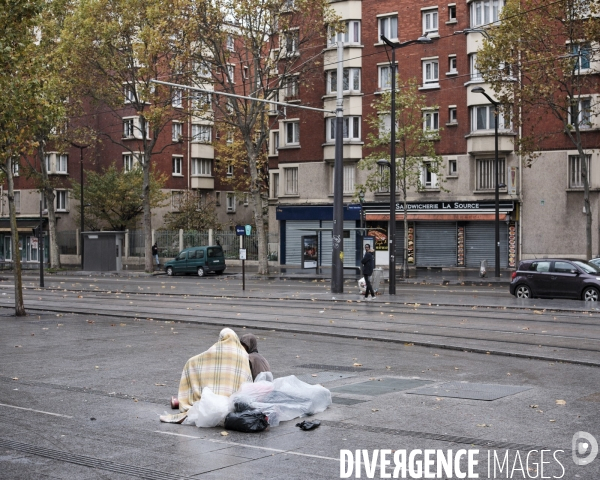 Evacuation Porte de la Chapelle