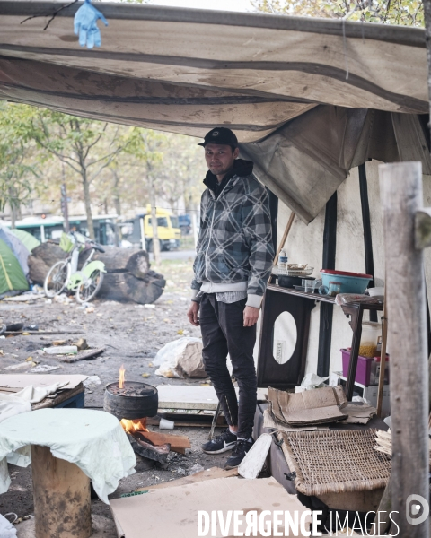 Réfugiés porte d Aubervilliers