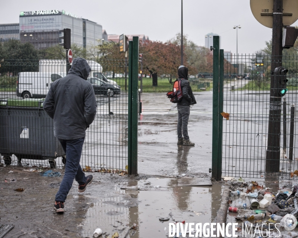 Réfugiés porte d Aubervilliers