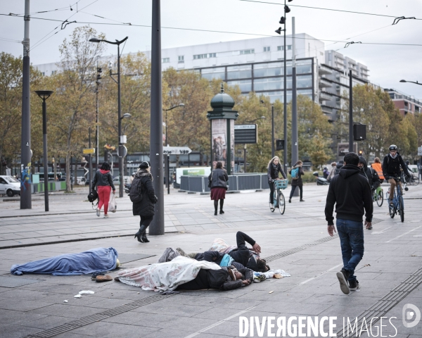 Evacuation Porte de la Chapelle