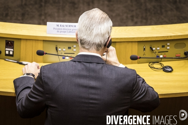 Eric Schnur, PDG de Lubrizol est auditionné au Sénat