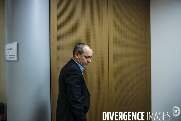 Conference de presse du secretaire general de la cfdt a propos du projet de reforme des retraites.