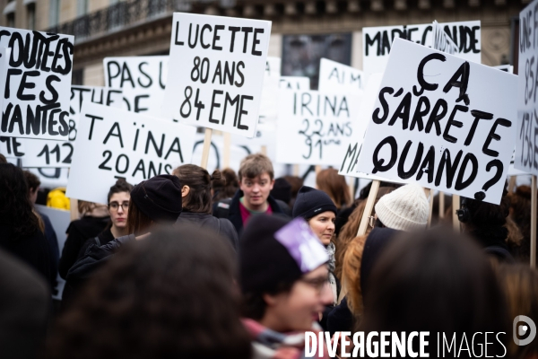 Manifestation Nous Toutes contre les violences faites aux femmes