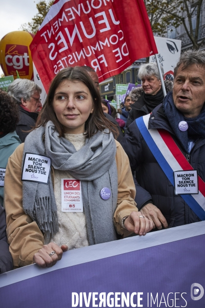 Marche Parisienne contre les violences faites aux femmes