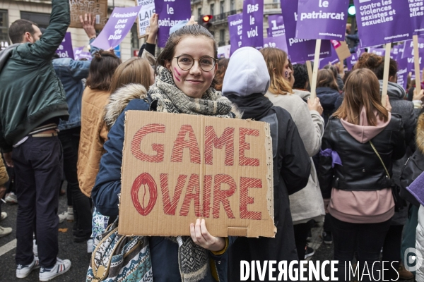 Marche Parisienne contre les violences faites aux femmes