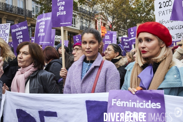 Marche Parisienne contre les violences faites aux femmes