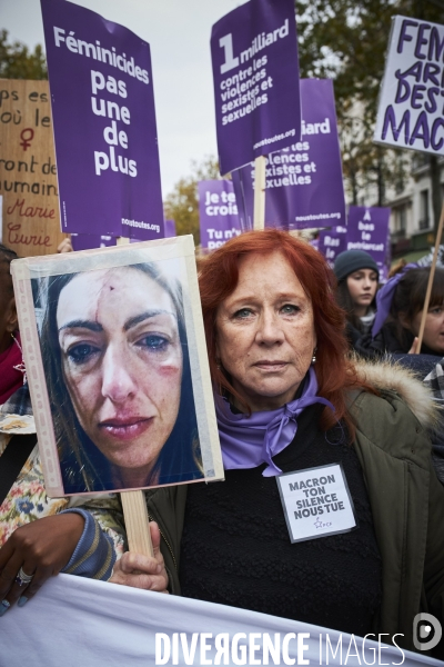Marche Parisienne contre les violences faites aux femmes