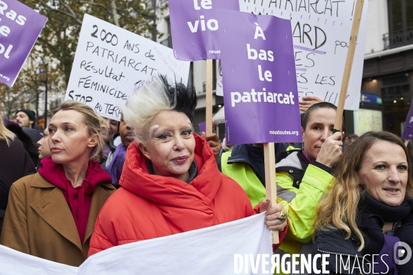 Marche Parisienne contre les violences faites aux femmes