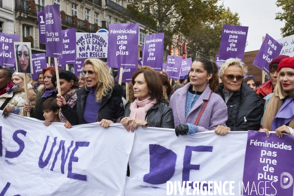 Marche Parisienne contre les violences faites aux femmes