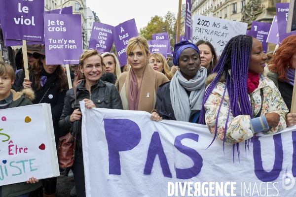 Marche Parisienne contre les violences faites aux femmes