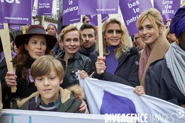 Marche Parisienne contre les violences faites aux femmes