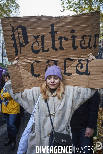 Marche Parisienne contre les violences faites aux femmes