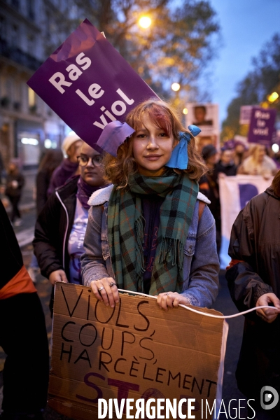 Marche Parisienne contre les violences faites aux femmes