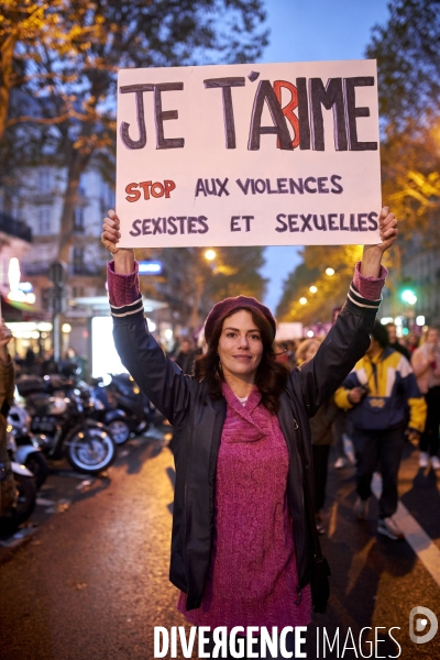 Marche Parisienne contre les violences faites aux femmes
