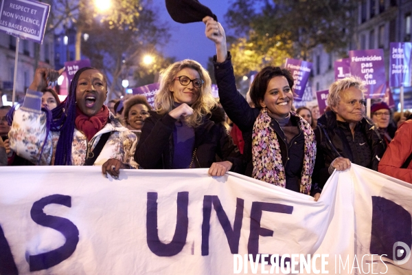 Marche Parisienne contre les violences faites aux femmes