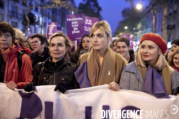 Marche Parisienne contre les violences faites aux femmes