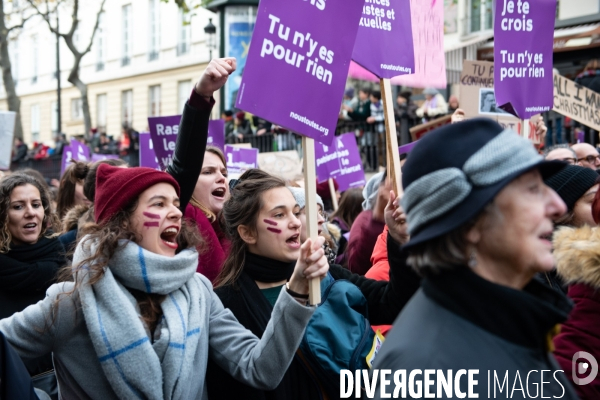 Marche contre la violence faites aux femmes