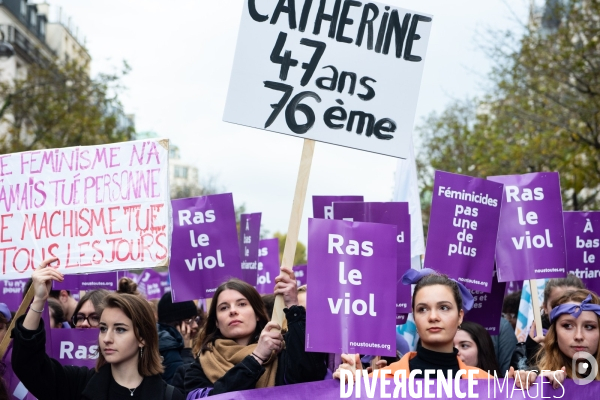 Marche contre la violence faites aux femmes