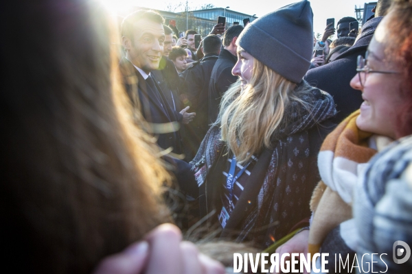 Emmanuel Macron à Amiens