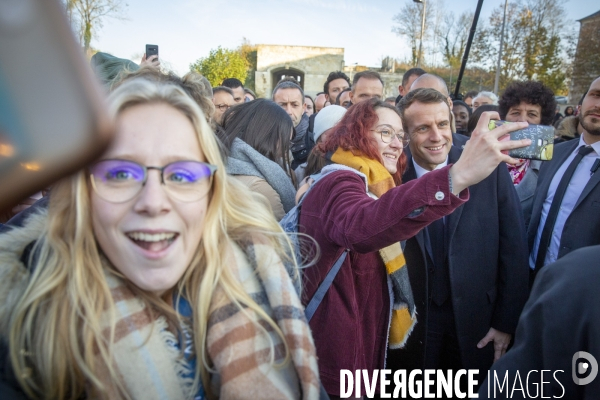 Emmanuel Macron à Amiens