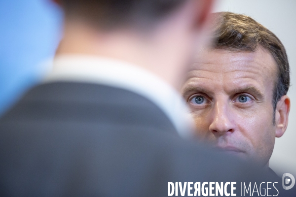 Emmanuel Macron à Amiens