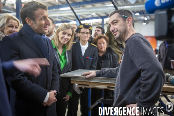 Emmanuel Macron à Amiens