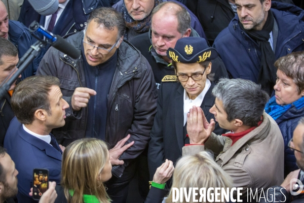 Emmanuel Macron à Amiens